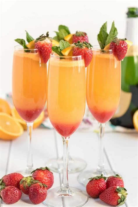 Dec 19, 2023 · Directions. Step 1 Fill a Champagne flute halfway with your chosen fizz. Top with orange juice, garnish with an orange slice and serve. The humble Mimosa has soared in popularity making drinking before midday acceptable as long as you snap a photo of your avo on toast and tag it #brunchgoals. 